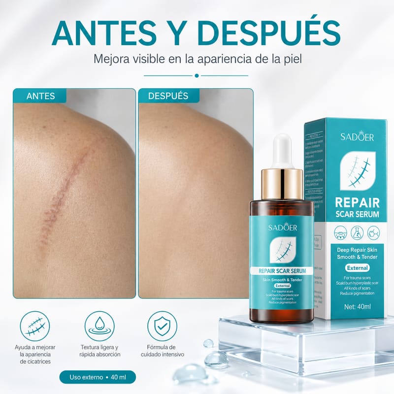Suero Eliminador de Cicatrices SADOER 40ml - Image 2