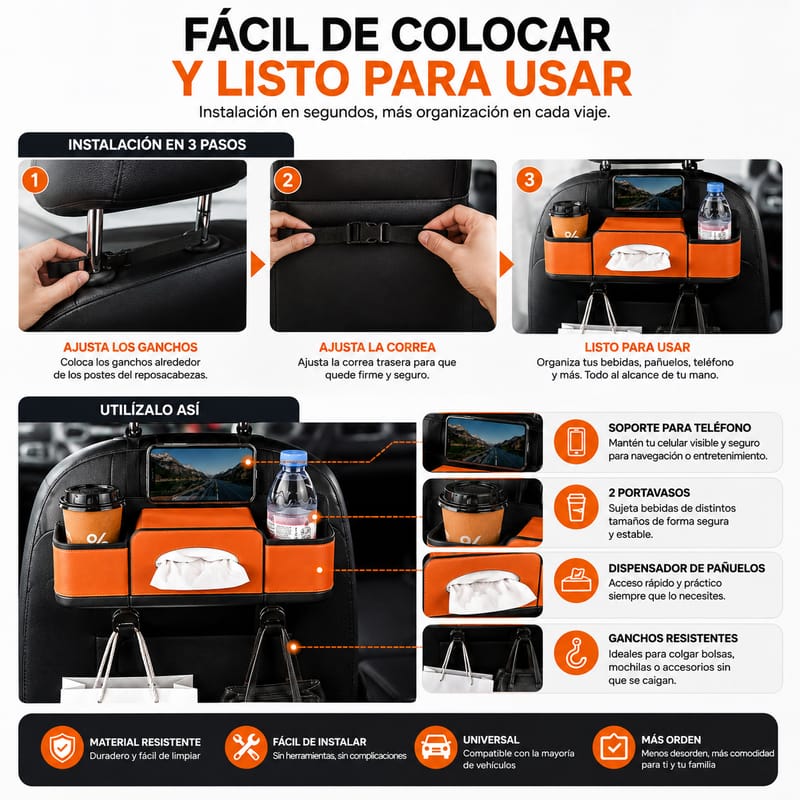 Organizador de Auto HOLDCY - Image 3