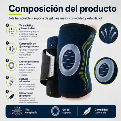 Rodillera de compresión con almohadilla de gel - Image 4