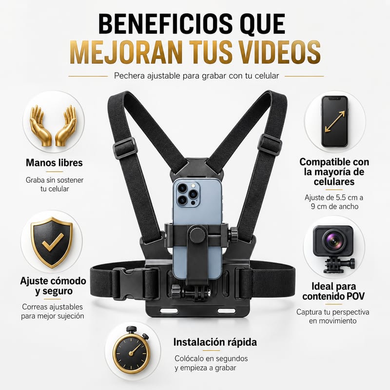 Soporte de Pecho para Teléfono V2 - Image 2