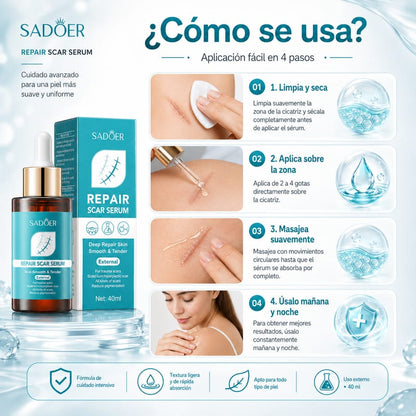 Suero Eliminador de Cicatrices SADOER 40ml - Image 4