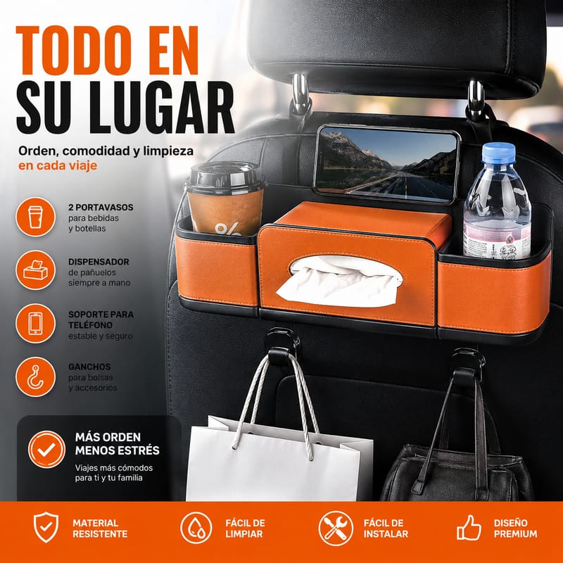 Organizador de Auto HOLDCY - Image 1