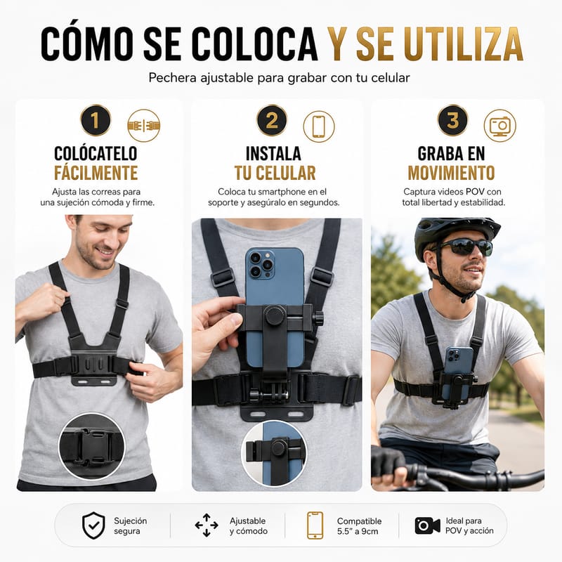Soporte de Pecho para Teléfono V2 - Image 3